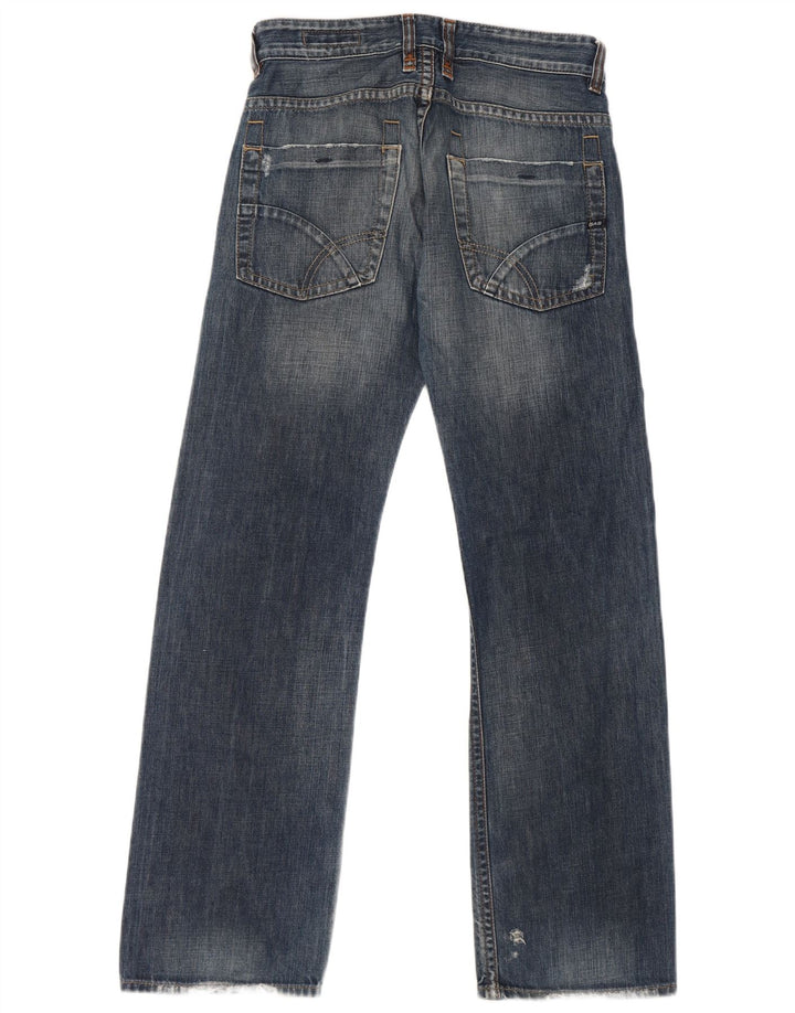 Blugi pentru bărbați Gas Bootcut W30 L32 Bumbac albastru