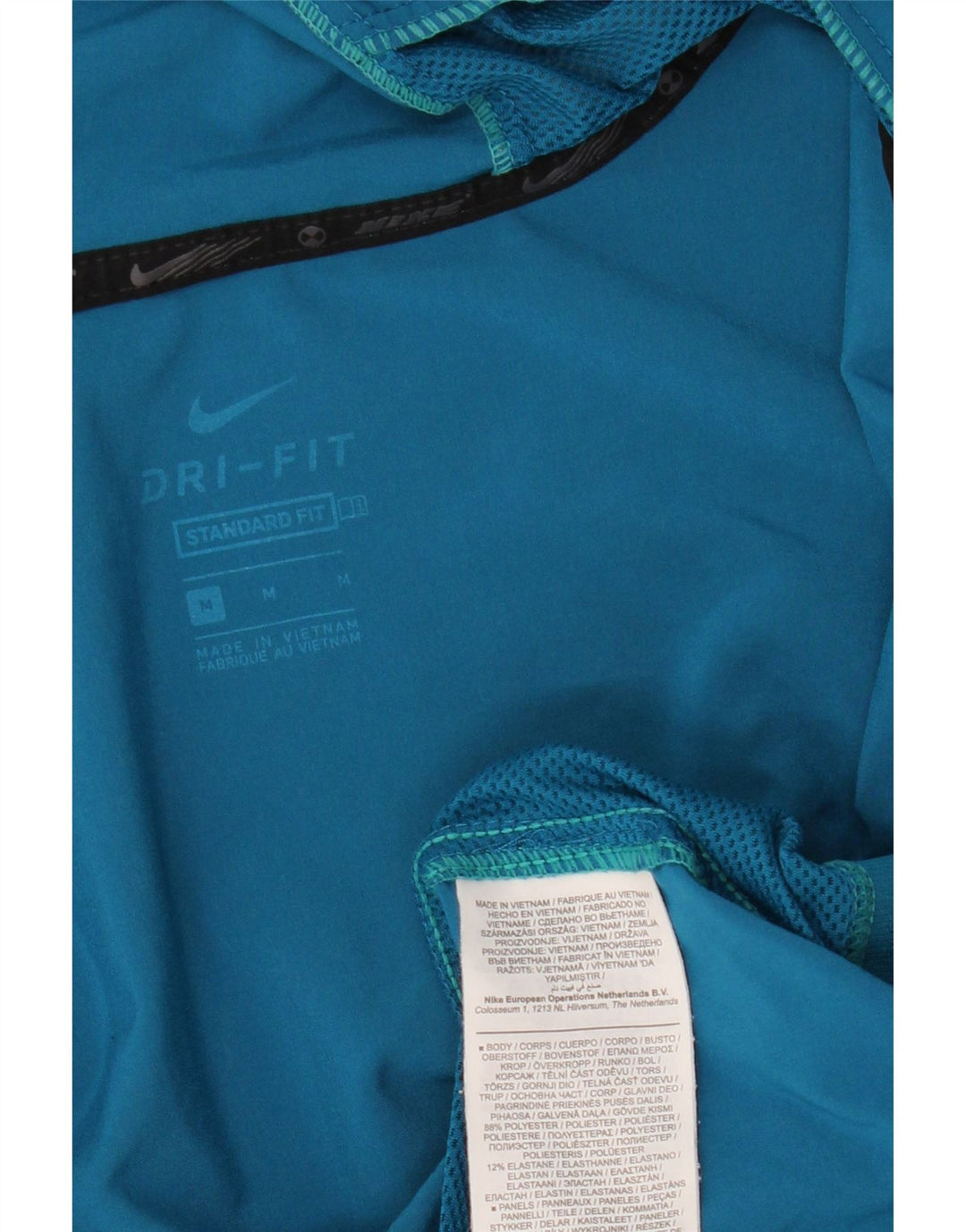 Jachetă de trening NIKE Dri Fit Graphic Standard Fit pentru bărbați, albastru mediu