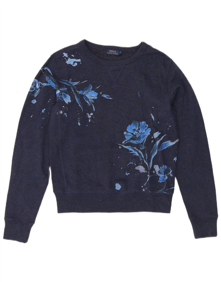 Pulover pentru femei POLO RALPH LAUREN Pulover UK 10 Mic Bleumarin Floral