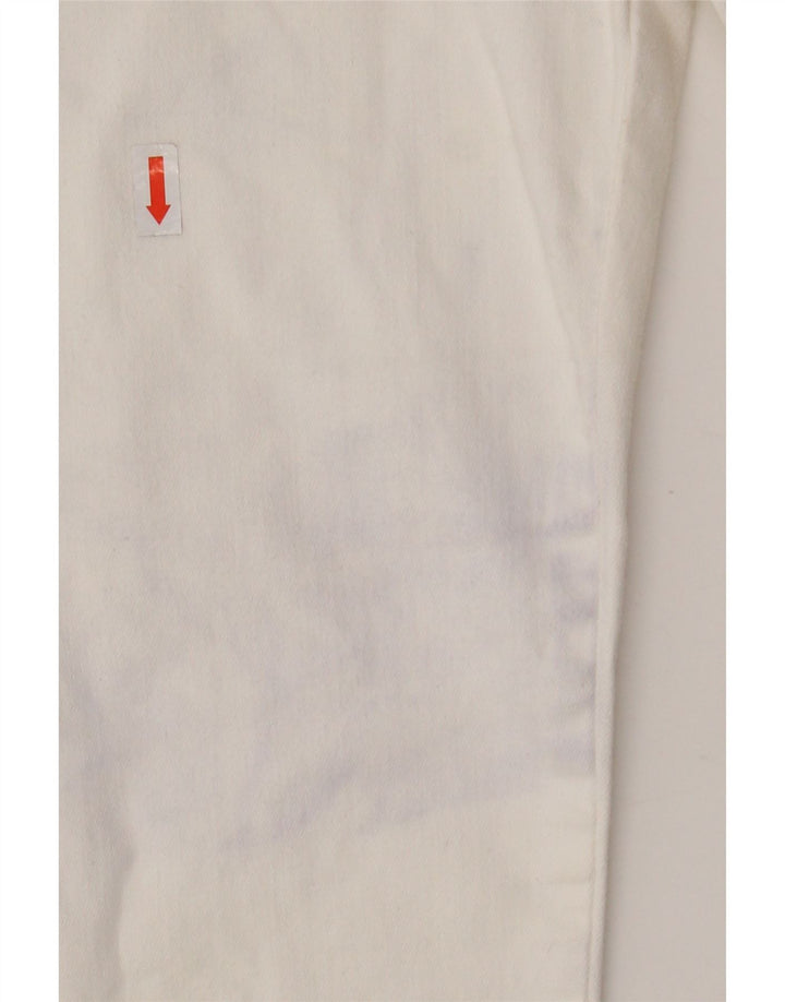 Blugi skinny cu grafic pentru femei MOSCHINO W26 L26 alb