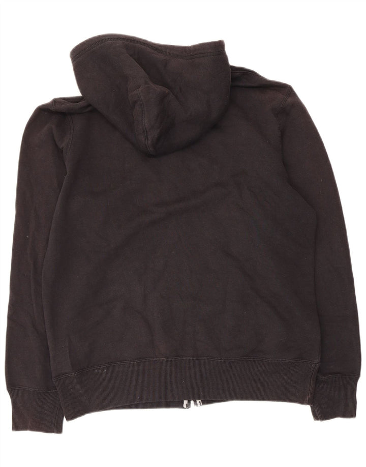 Pulover Nike pentru bărbați, cu fermoar, bumbac mediu negru