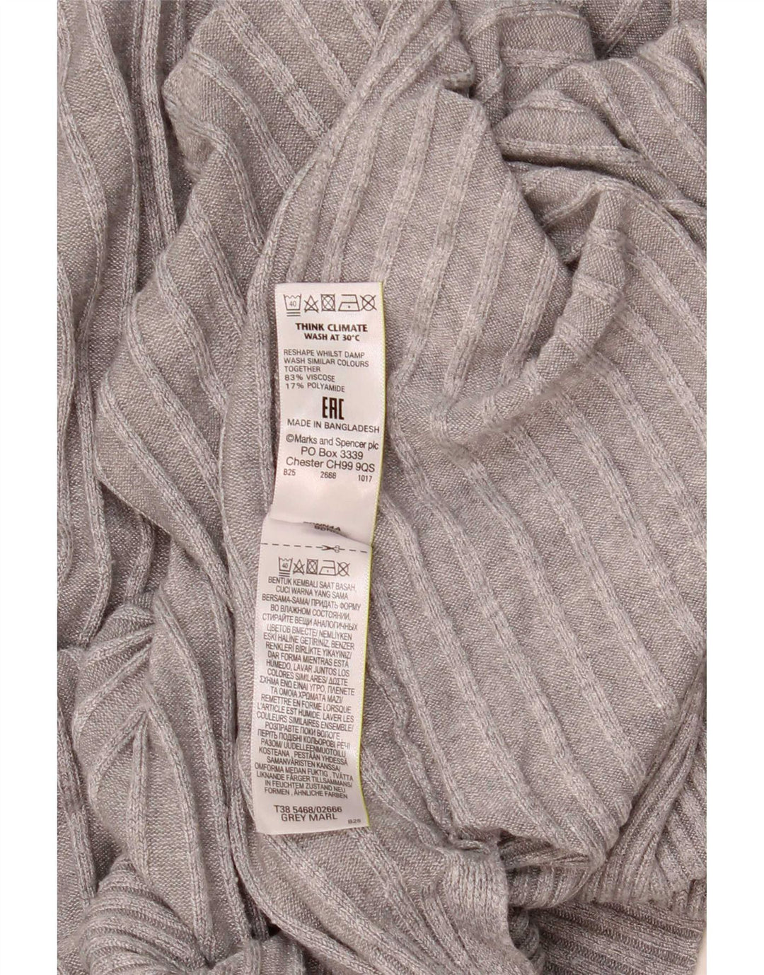 Pulover cardigan deschis pentru femei Marks & Spencer UK 14 Medium Gri
