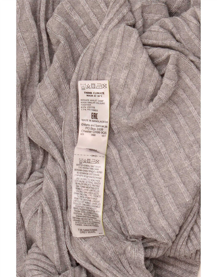 Pulover cardigan deschis pentru femei Marks & Spencer UK 14 Medium Gri