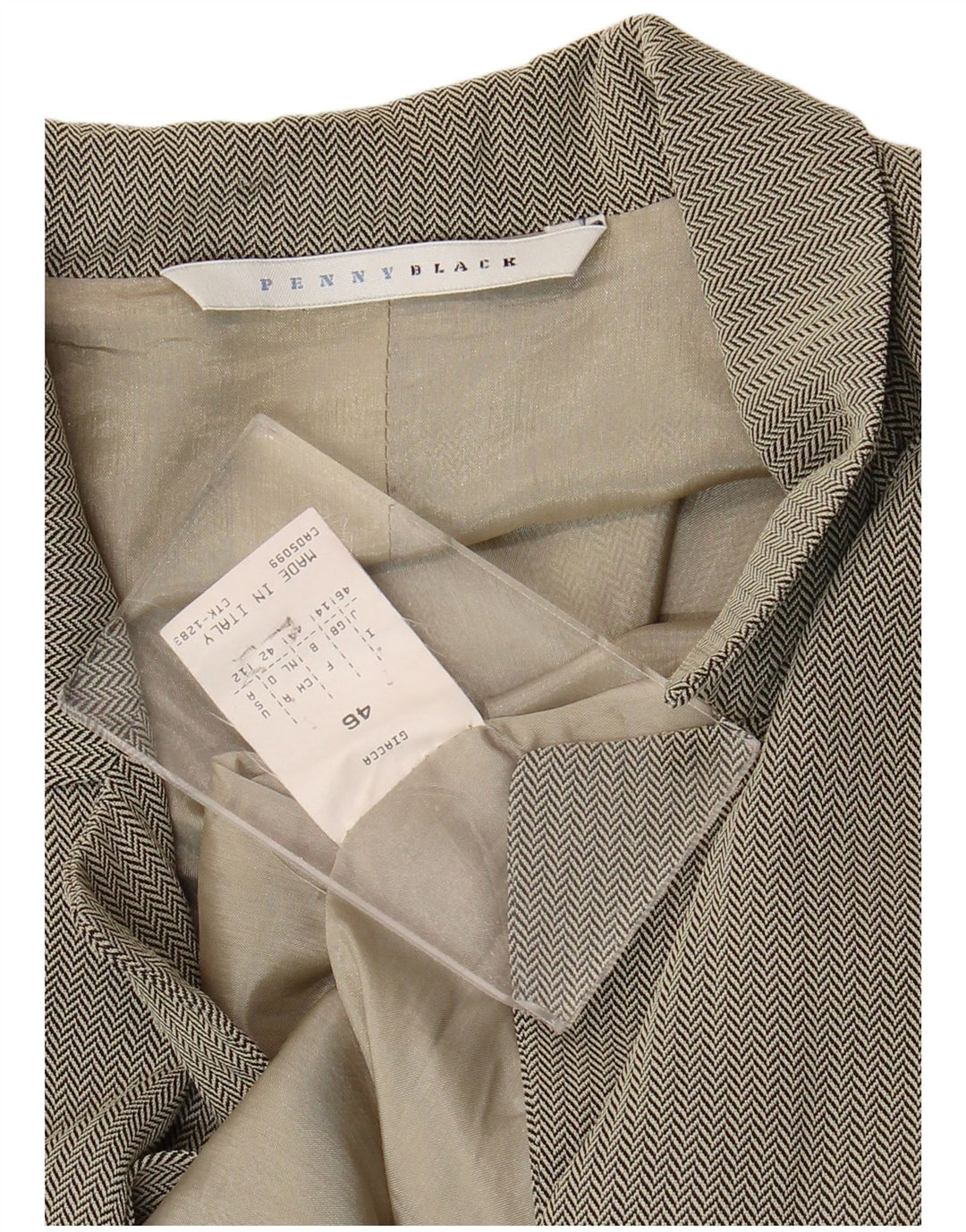 Jachetă Penny Black pentru femei, cu 3 nasturi, UK 14, mare, gri, în spinare