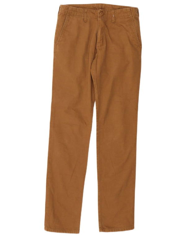 Pantaloni chino drepți pentru bărbați CARHARTT L30 L34 bumbac maro