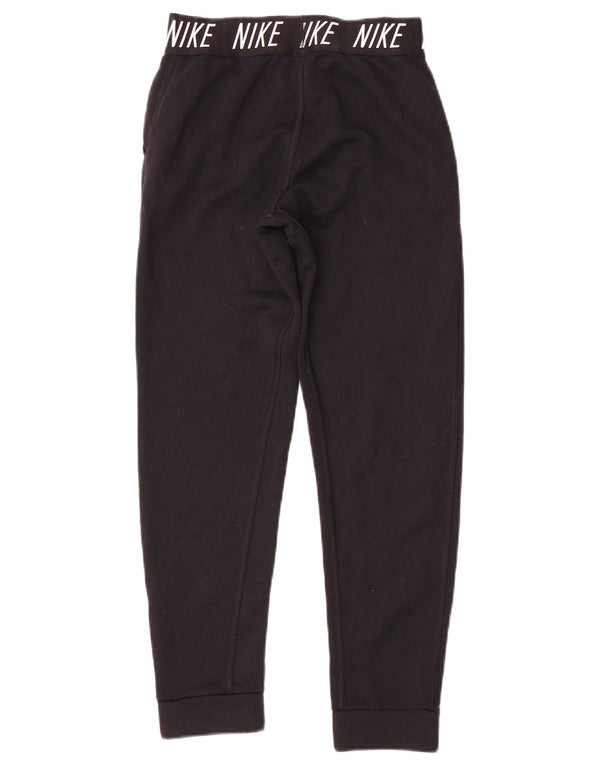 Pantaloni de trening grafic Nike pentru femei Pantaloni de jogging UK 12 Poliester mediu negru