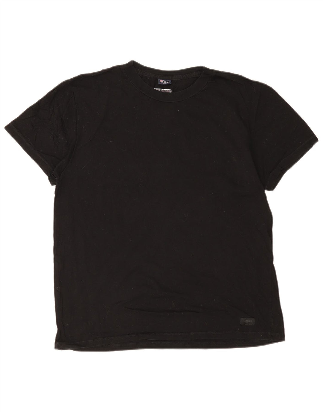 Tricou Bărbați Fila Top Mediu Negru Bumbac