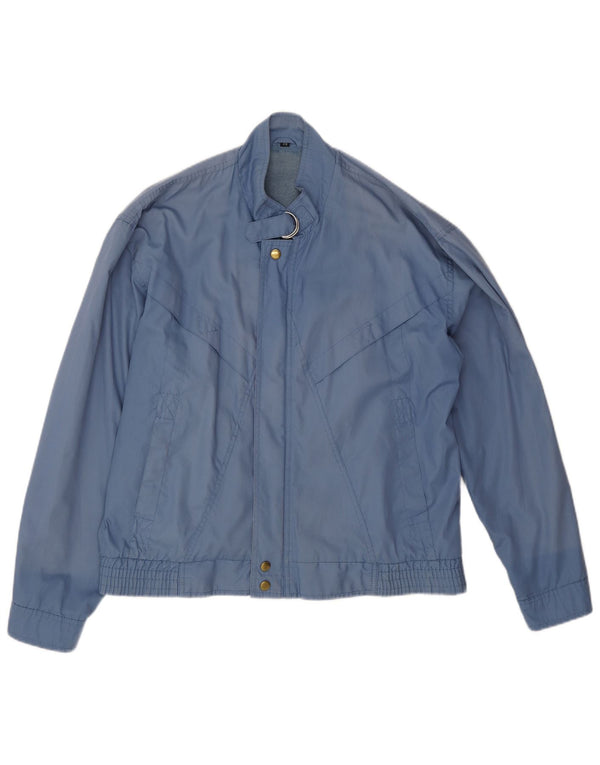 Bomber vintage pentru bărbați UK 38 Medium Blue Poliester