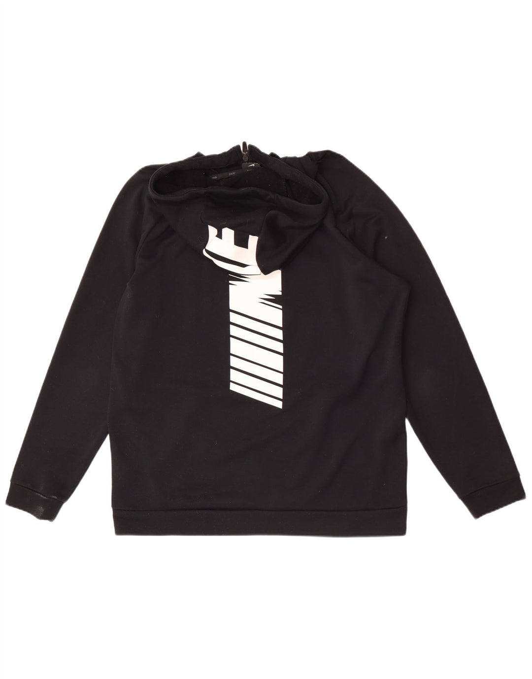 Pulover Nike pentru bărbați Dri Fit Graphic, cu fermoar, poliester mare, negru