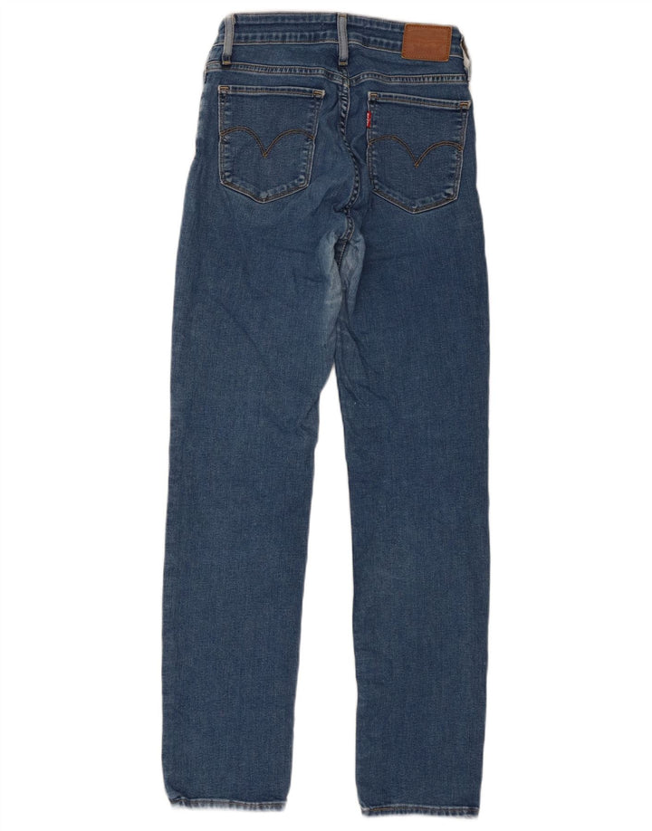 Blugi Levi's 712 Slim pentru femei W26 L30 Bumbac albastru