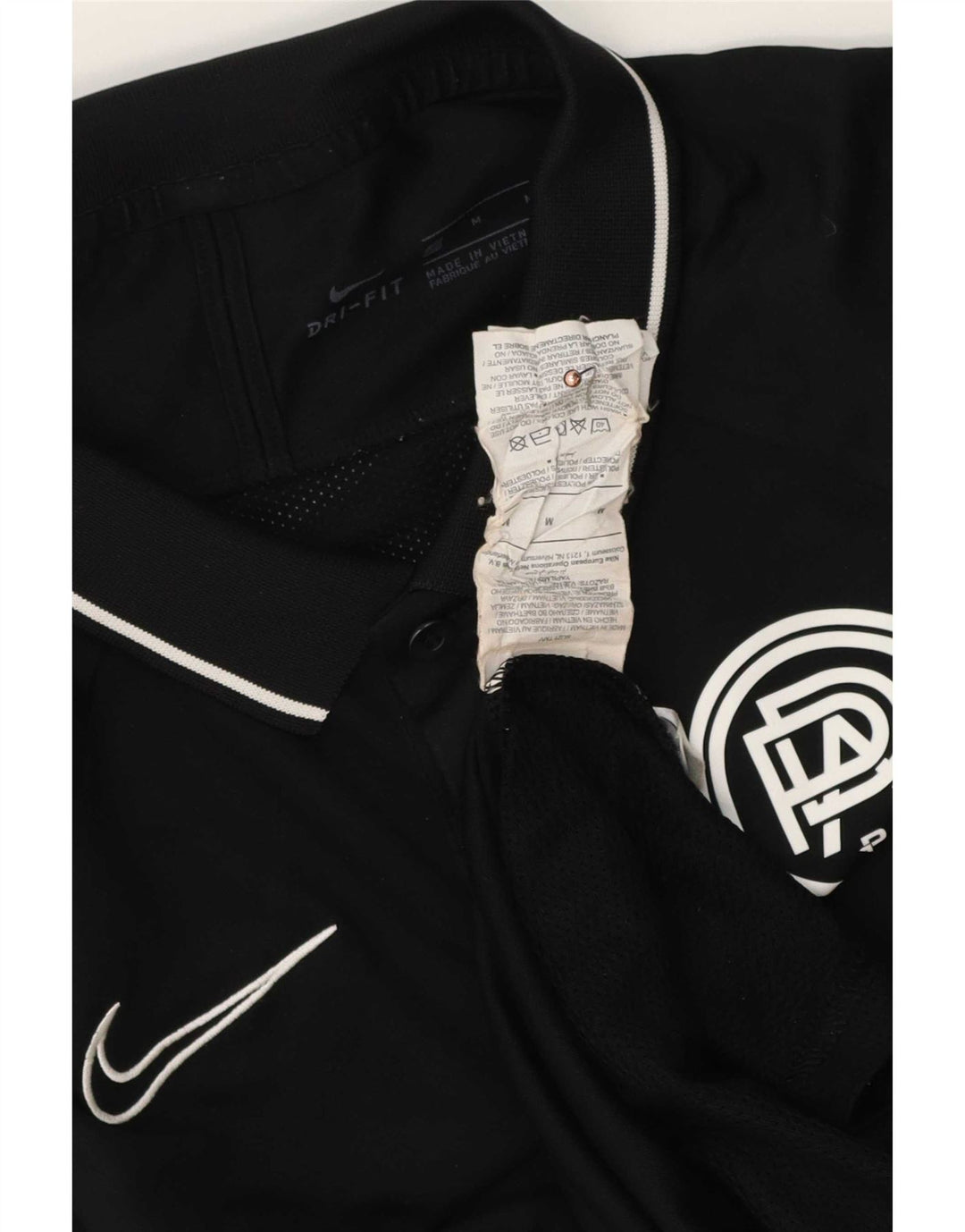 Tricou polo Nike Pro Direct Academy Graphic pentru bărbați, mediu negru, color block