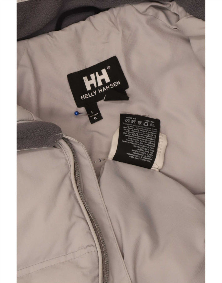 Jachetă căptușită pentru femei Helly Hansen UK 16 mare, gri, nailon color bloc