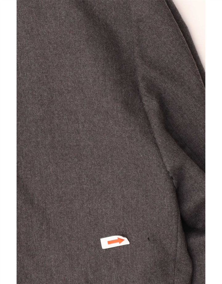 Blazer Vintage pentru femei cu 5 nasturi, UK 16, mare, gri