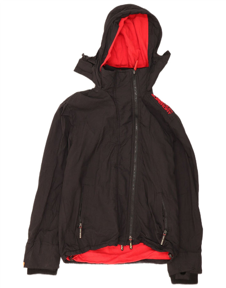 Superdry Windcheater Graphic Windbreaker Jachetă pentru bărbați UK 38 Medium Black
