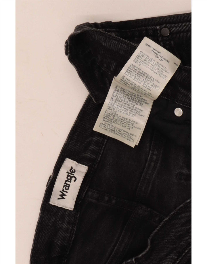Blugi drepti pentru bărbați Wrangler W36 L36 bumbac negru