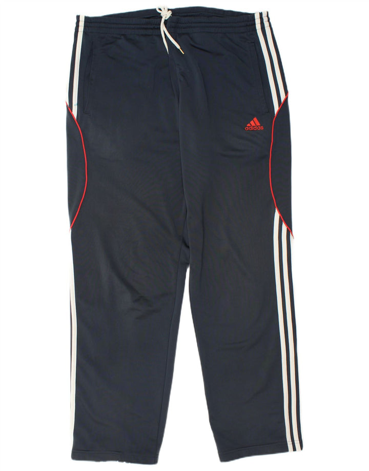 Pantaloni de trening Adidas pentru bărbați 2XL, poliester bleumarin