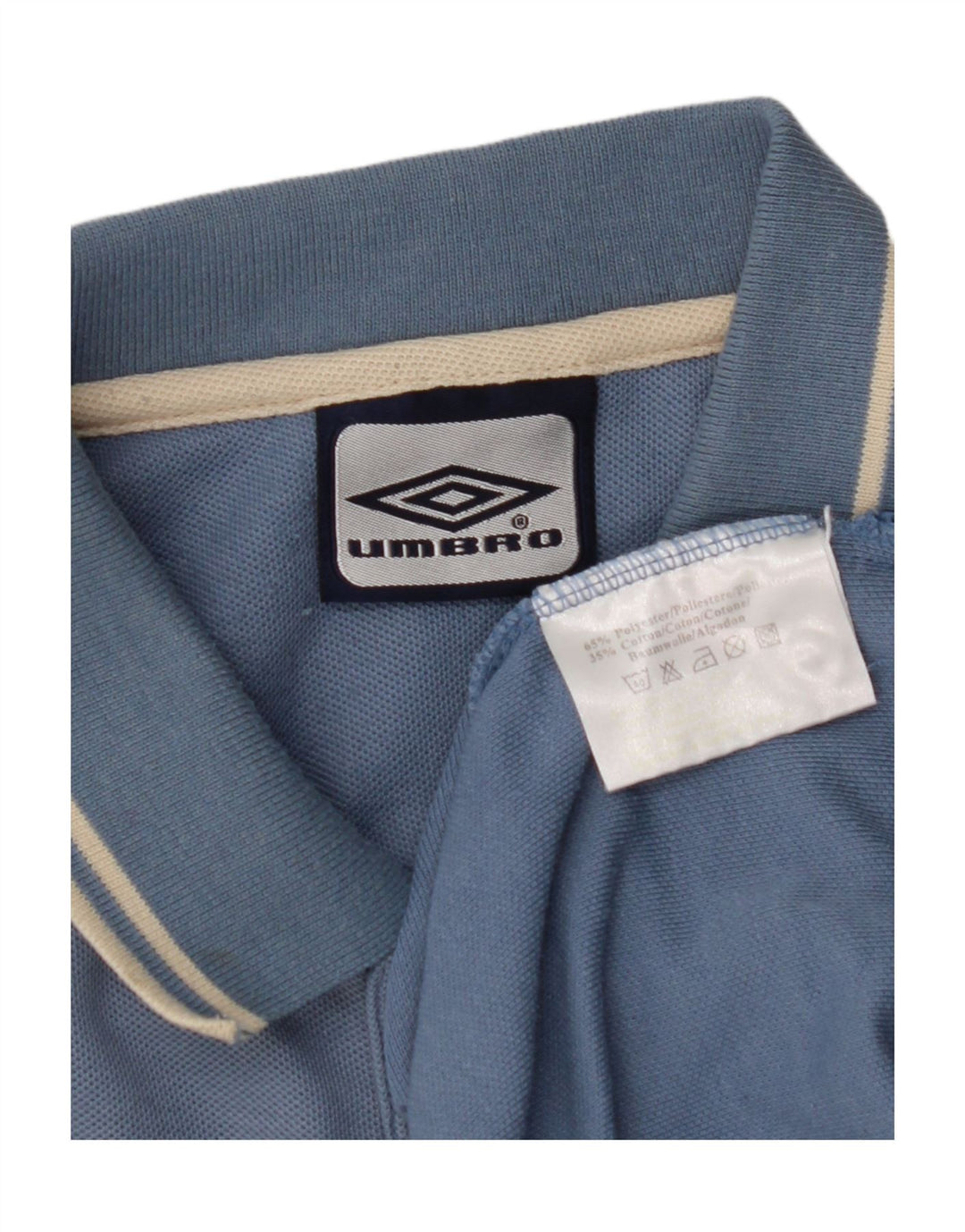 Tricou polo pentru bărbați Umbro UK 44/46 XL poliester albastru