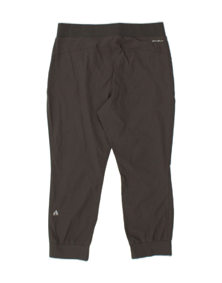 EDDIE BAUER Womens Joggers Capri Trousers US 8 Medium W30 L23 Grey Nylon Vintage Eddie Bauer and Second-Hand Eddie Bauer from Messina Hembry 
