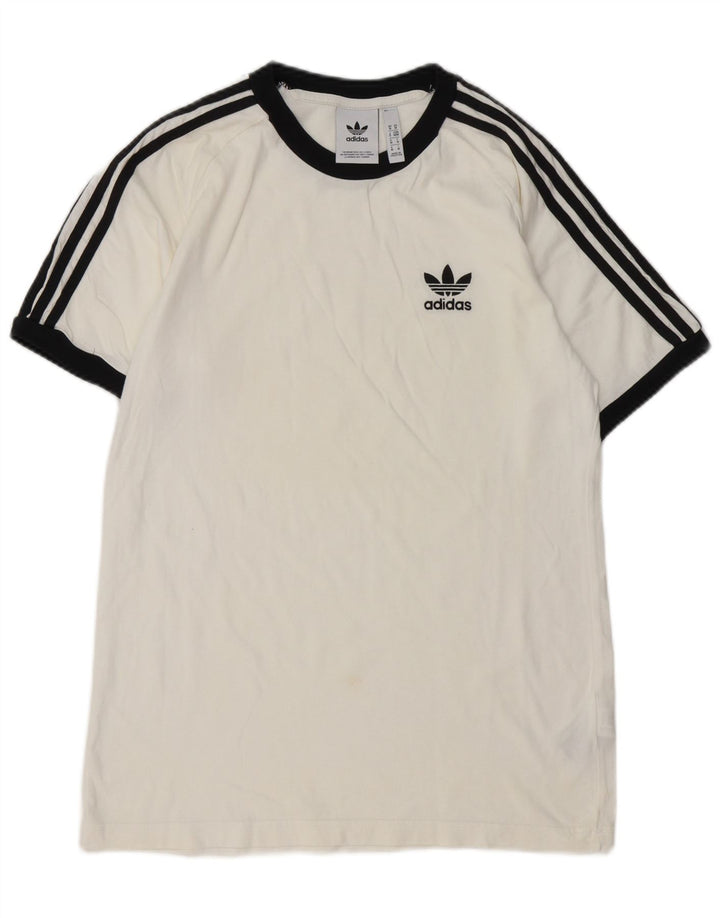 Tricou pentru bărbați ADIDAS Top Medium Alb Bumbac