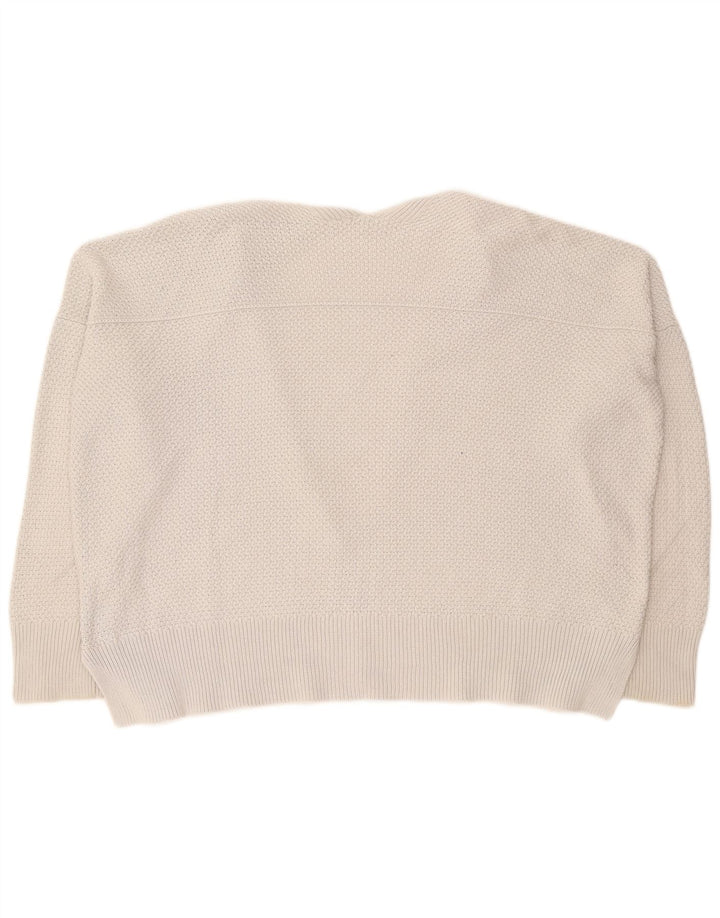 Pulover cardigan supradimensionat pentru femei Gap UK 16 mare bumbac gri