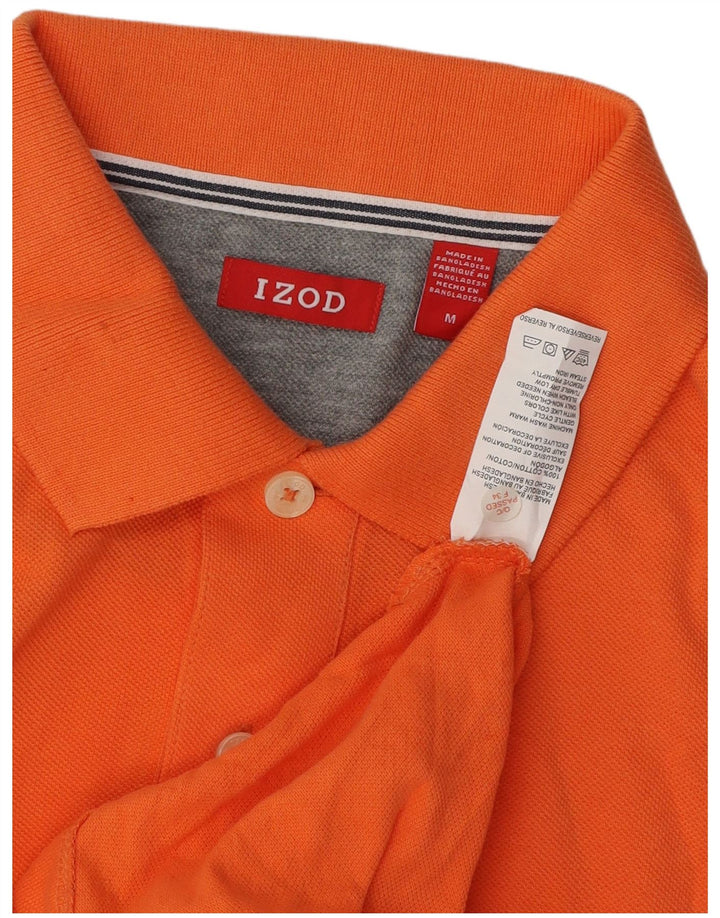 Tricou polo IZOD pentru bărbați, bumbac portocaliu mediu