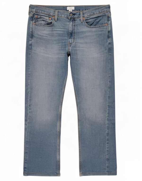 Blugi Levi's 513 Slim Straight pentru bărbați L34 L32 Bumbac albastru
