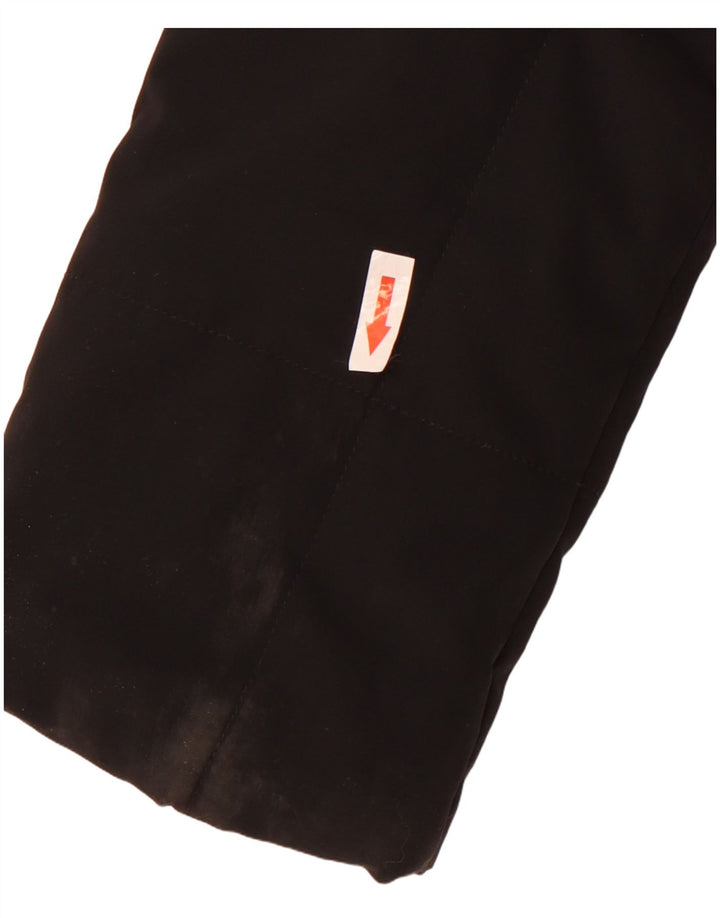 Jachetă căptușită cu glugă Adidas pentru femei UK 8 Poliester negru mic