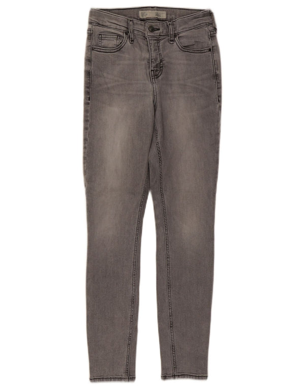 Topshop blugi Jamie skinny pentru femei W25 L28 bumbac gri