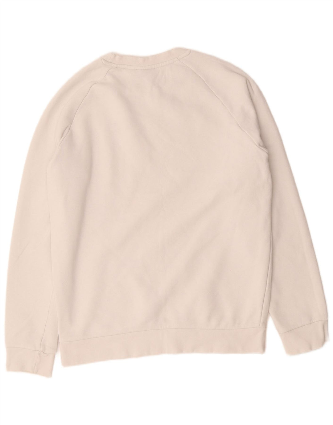 Hanorac pentru bărbați Adidas Jumper mic, alb, bumbac
