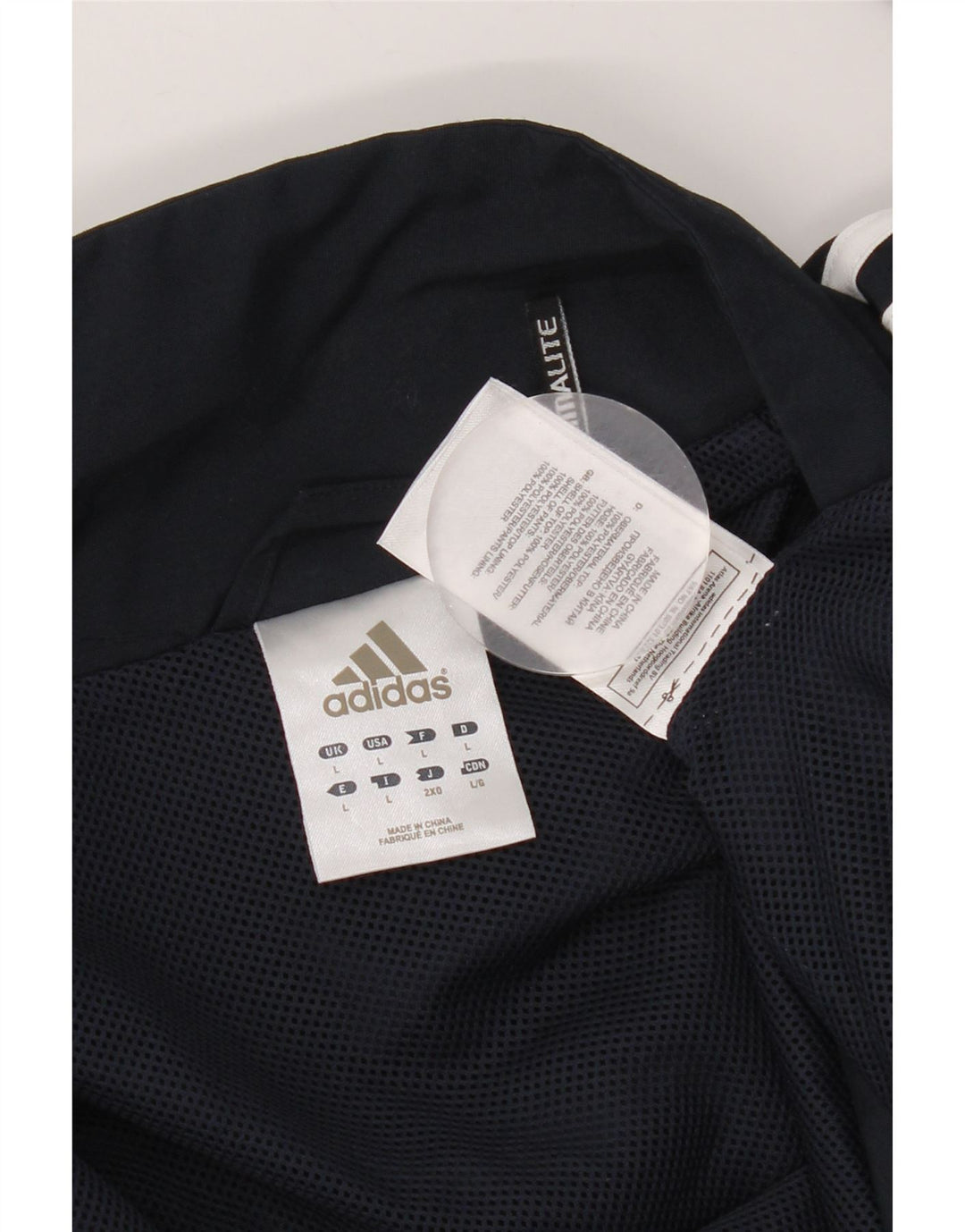 Jachetă de top pentru trening Climalite pentru bărbați Adidas, mare, albastru bleumarin