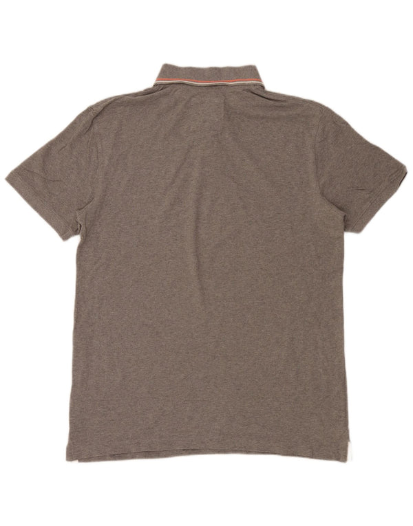 Quiksilver Mens Polo Shirt 2XL Grey Flecked Cotton