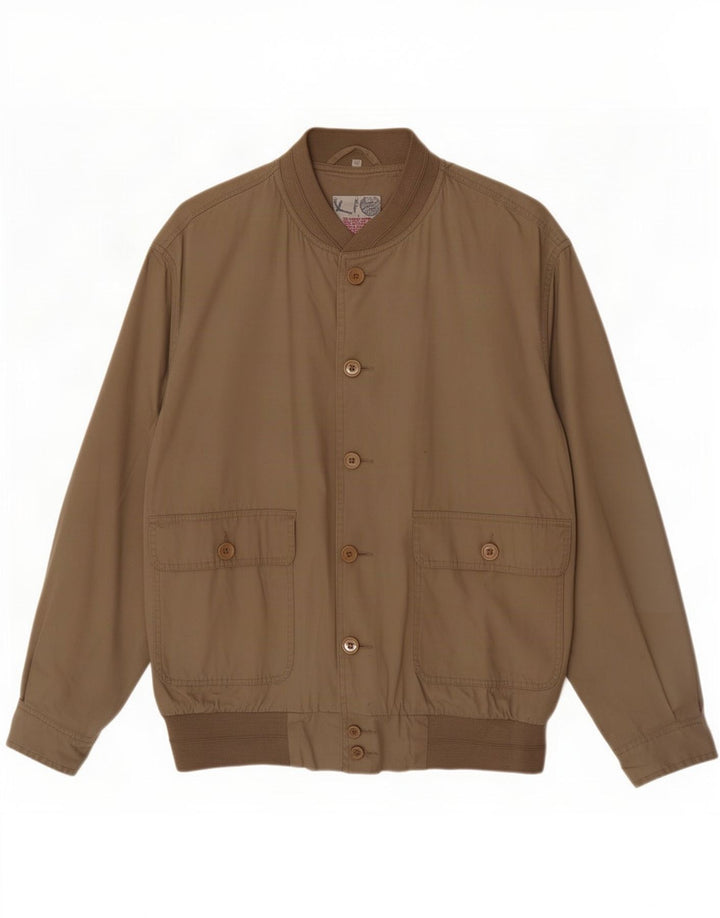 Bomber vintage pentru bărbați IT 52 XL bumbac bej