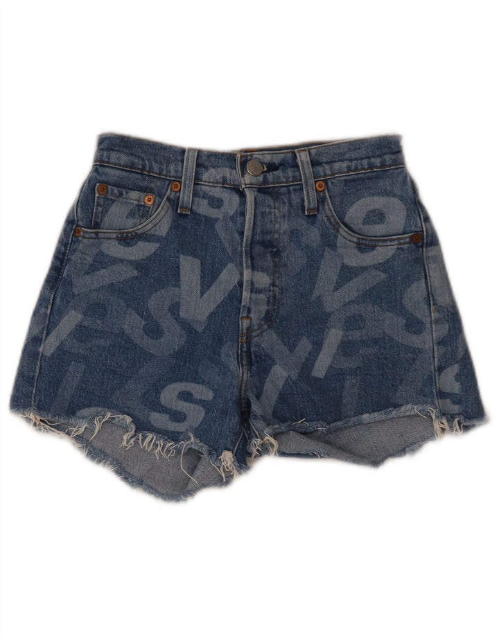 Pantaloni scurți Levi's Graphic Denim W23 2XS Bumbac albastru