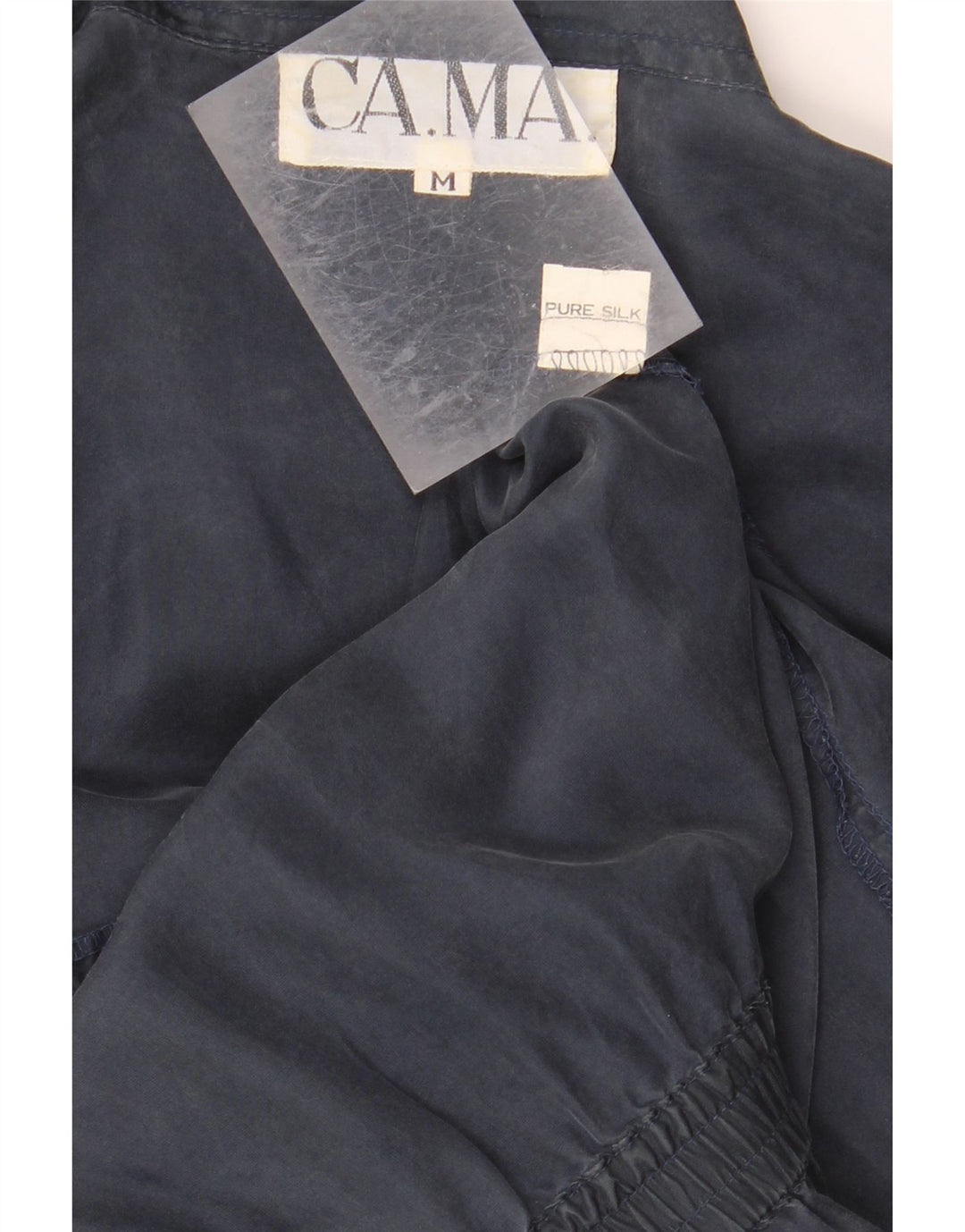 Combi pentru femei VINTAGE UK 14 Medium Bleumarin Mătase