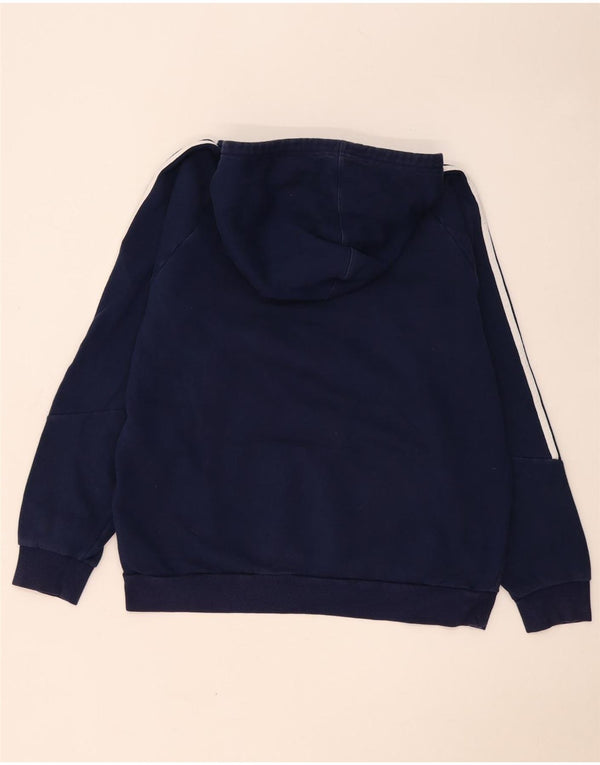 Pulover Adidas pentru bărbați, bumbac colorblock, albastru bleumarin mediu