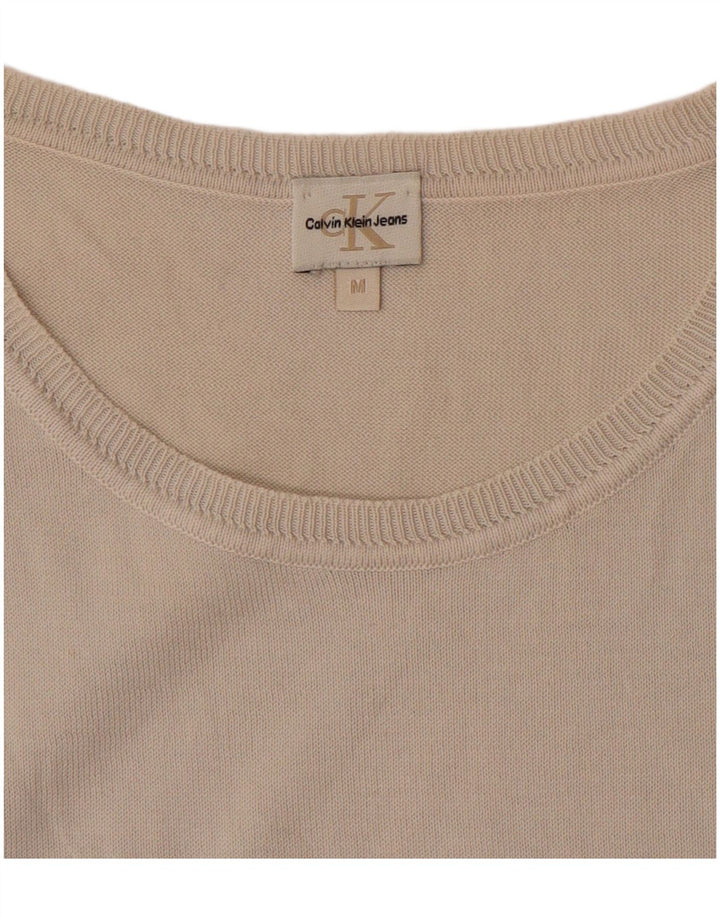 Calvin Klein Jeans Womens Vest Tank Top UK 12 Medium Gri