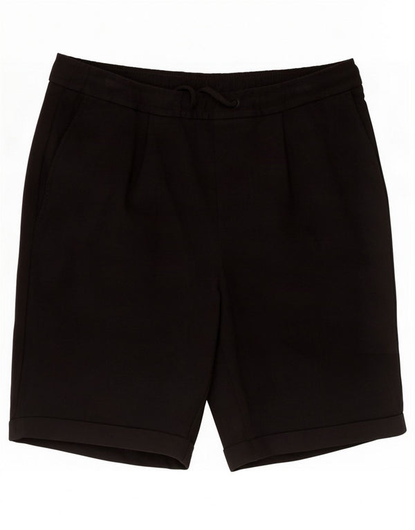 Pantaloni scurți casual pentru bărbați Zara Medium W30 Poliester negru