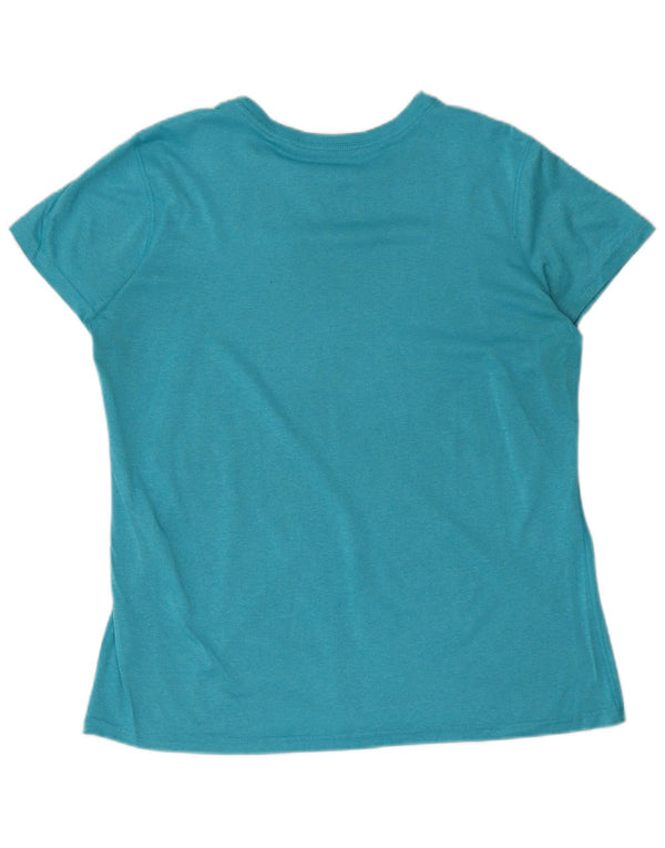 Tricou Nike Dri Fit Regular Fit Top UK 18 XL Albastru Poliester