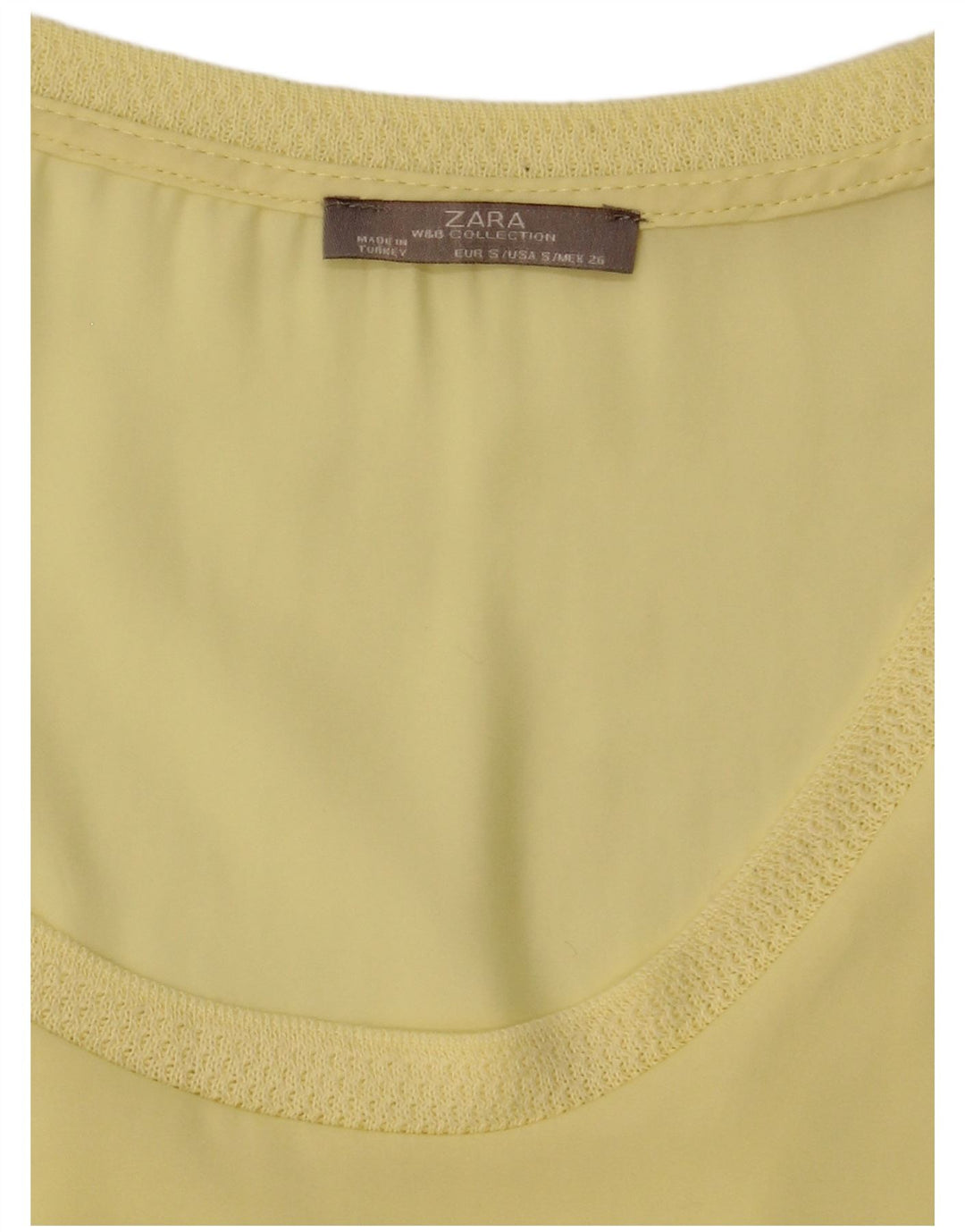 Bluză pentru femei Zara UK 10 Small Yellow