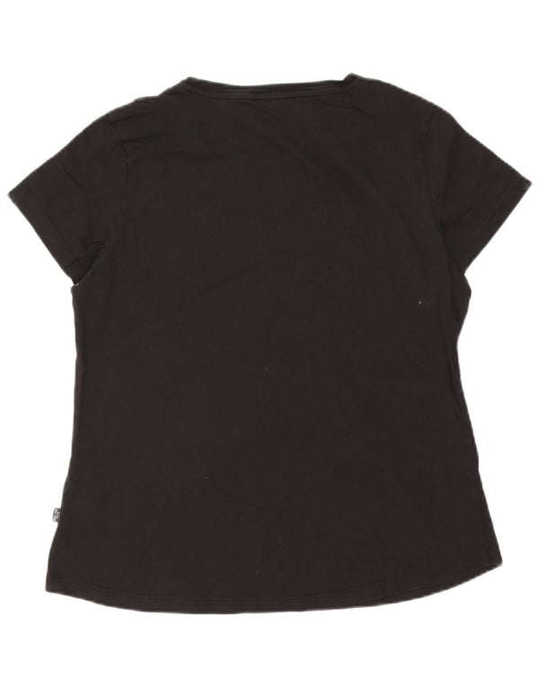 Tricou cu grafic Puma pentru femei Top UK 16 Large Black Bumbac