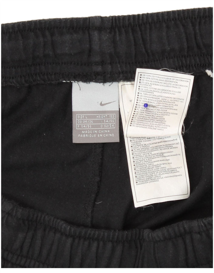 Pantaloni scurți sport Nike pentru bărbați, mari, negru, bumbac