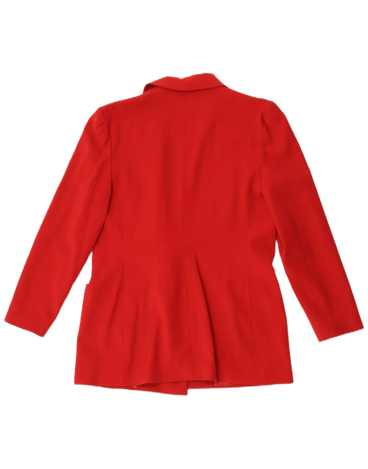 Gai Mattiolo Jachetă Blazer Femei 1 Buton IT 48 XL Lână Roșie
