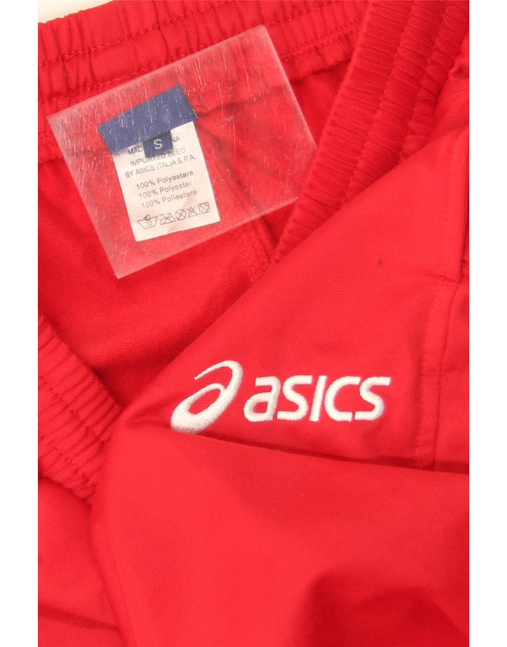 Pantaloni de trening Asics pentru femei UK 8 Small Red Poliester