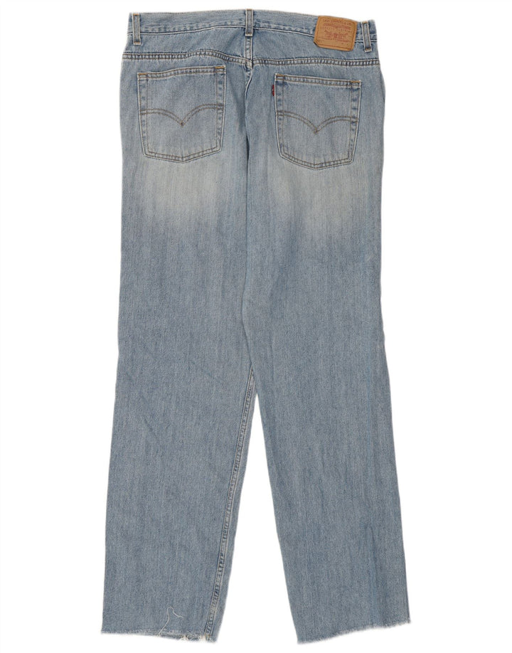 LEVI'S Blugi largi cu talie joasă 577 pentru femei US 16 2XL W38 L33 albastru bumbac