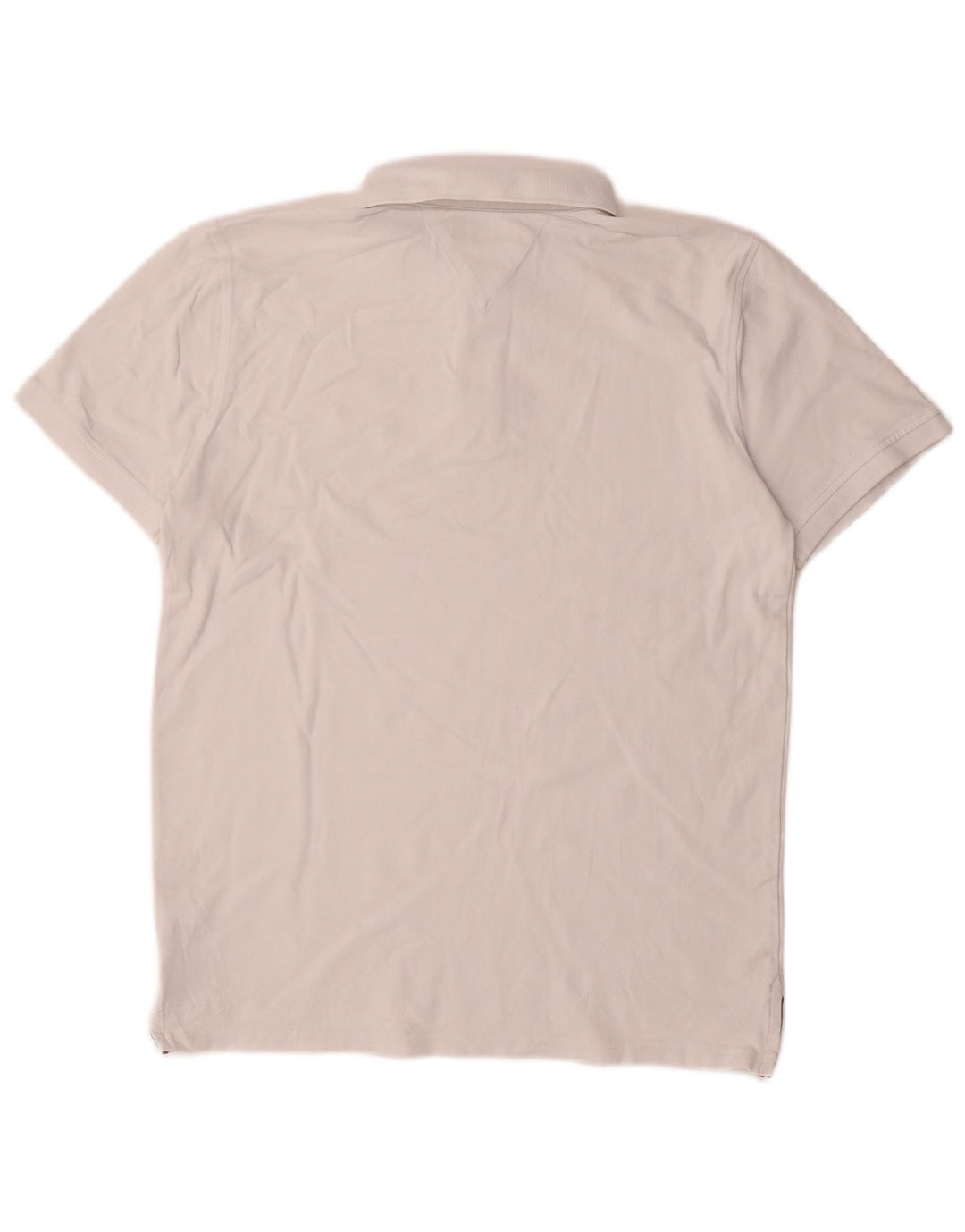 TOMMY HILFIGER Tricou Polo Băieți 15-16 Ani Bumbac Alb