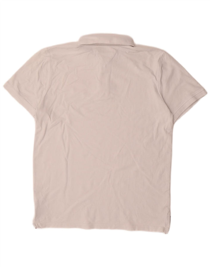 TOMMY HILFIGER Tricou Polo Băieți 15-16 Ani Bumbac Alb