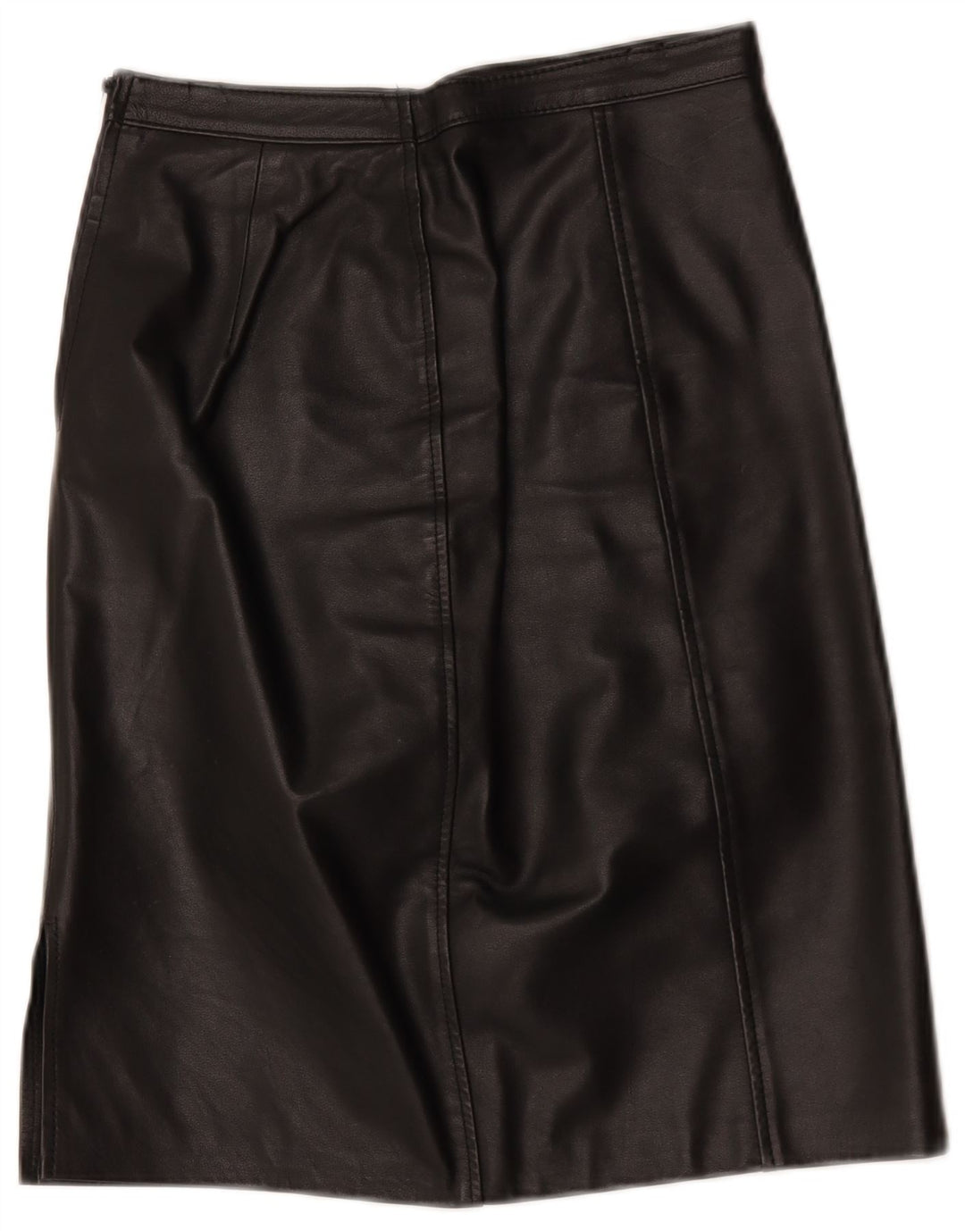 Fusta din piele vintage pentru femei W28 Medium Black