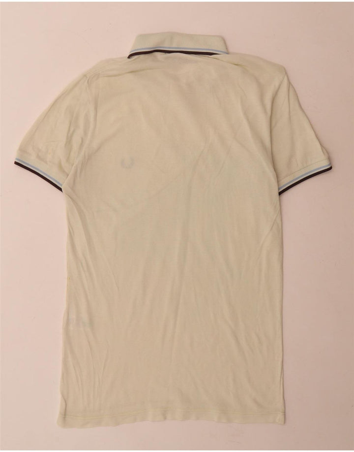 Cămașă polo Fred Perry pentru bărbați, bumbac cu dungi verzi mici