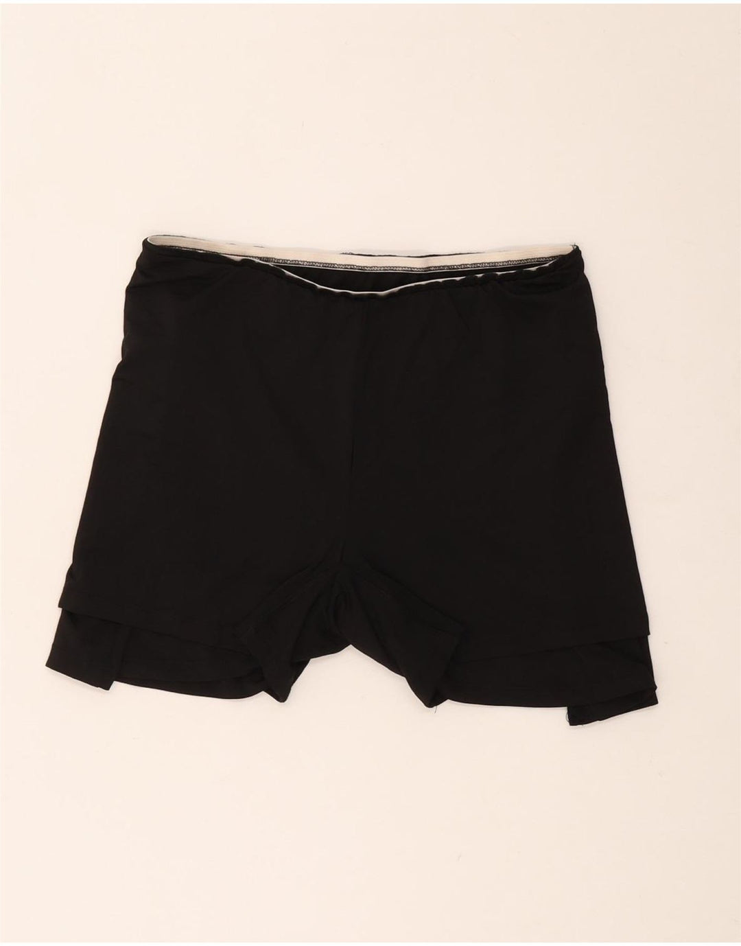 Pantaloni scurti sport vintage pentru femei UK 14 Medium Black