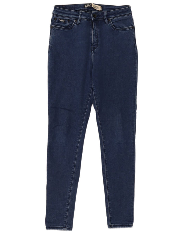 Blugi Superdry Sophia Skinny pentru femei W29 L30, bumbac albastru